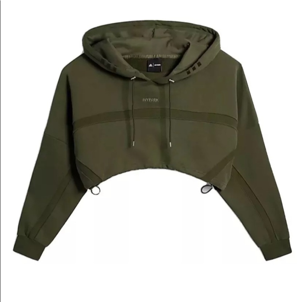 adidas x Ivy park PELETON cropped hoodie
